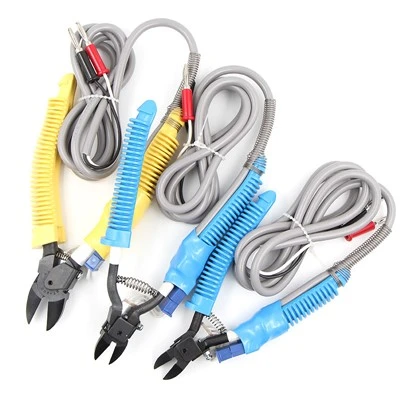 DKT elektriskās šķēres 180 200 slīpās elektriskās šķēres iesmidzināšanas formēšanas slīpās malas sildīšanas knaibles Elektriskās malu apgriešanas knaibles